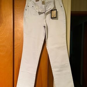 Earl Jeans Straight Leg Size 10 White NEW with tags